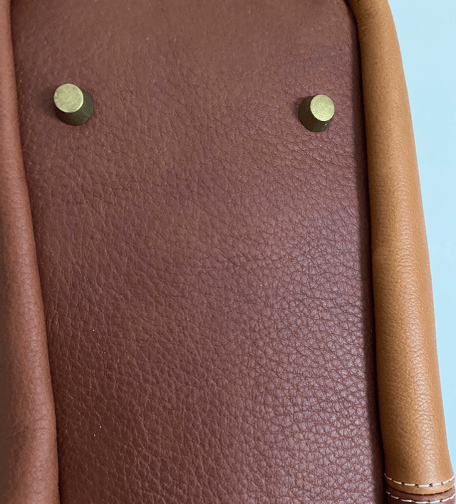 Tan and squirrel coloured ‘Celine’ large soft leather bag 
