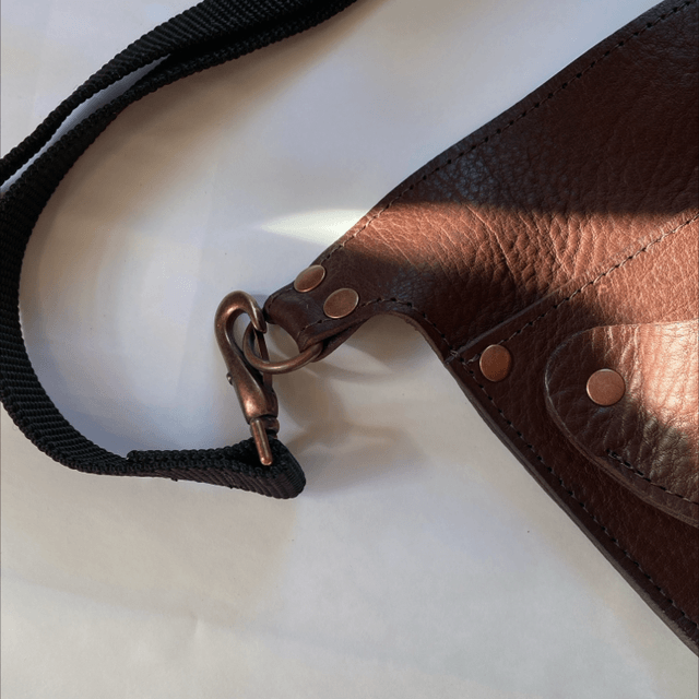 Gardening tool belt soft buttery leather