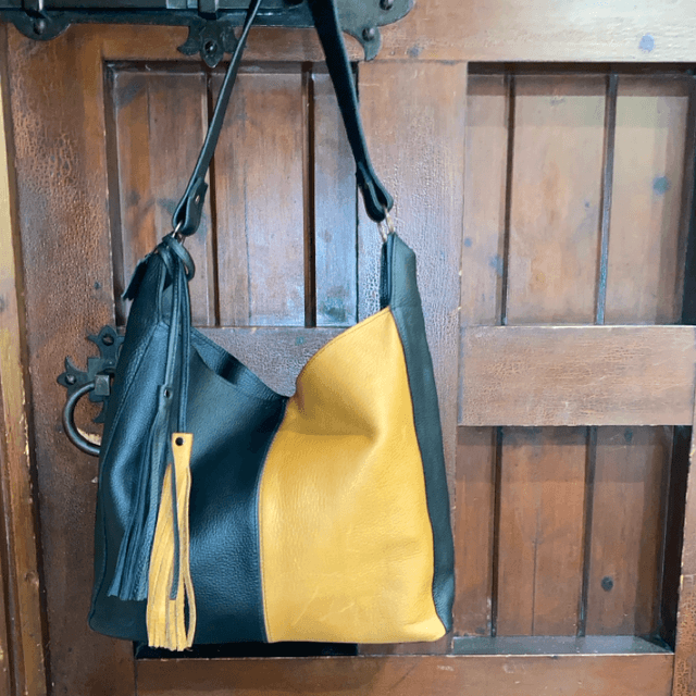 Midnight and tan ‘Celine’ large bag