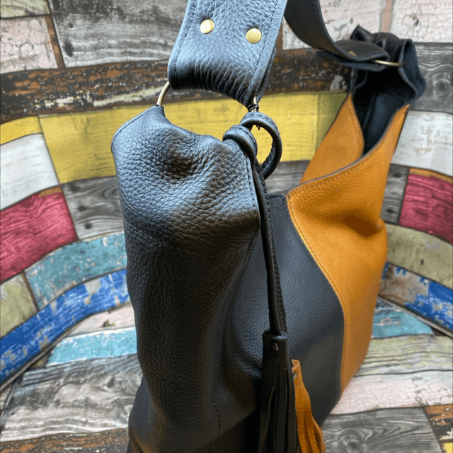 Midnight and tan ‘Celine’ large bag