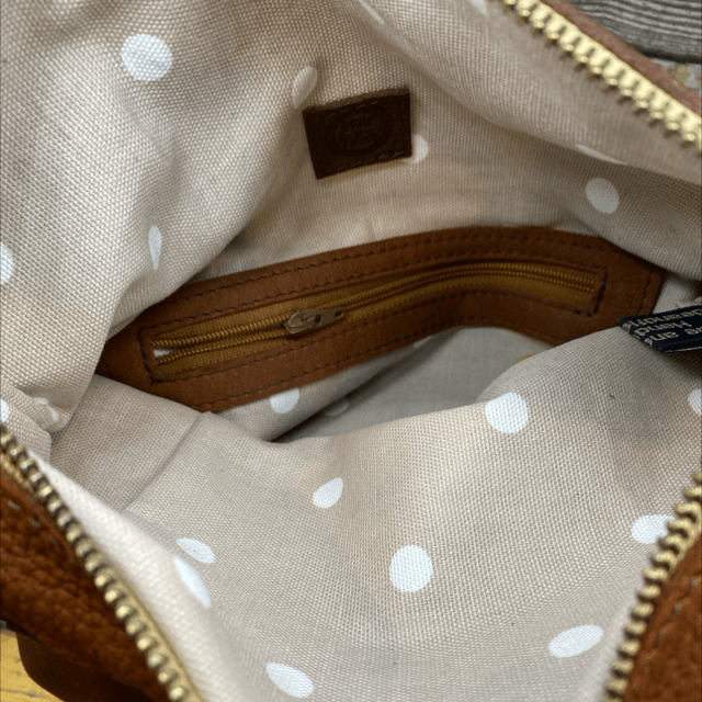 Woven leather ‘Florence’ cross body bag 