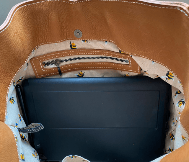 Tan ‘Celine’ soft leather large bag 