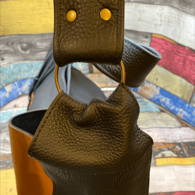 Midnight and tan ‘Celine’ large bag