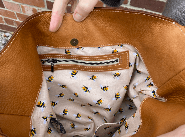 Tan ‘Celine’ soft leather large bag 