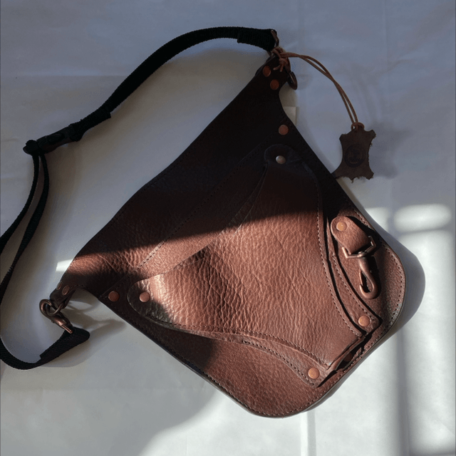 Gardening tool belt soft buttery leather