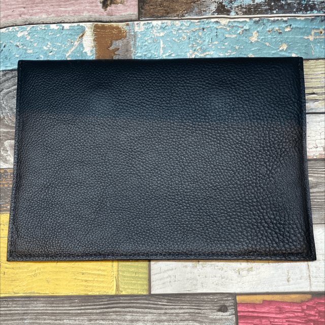 iPad case black leather