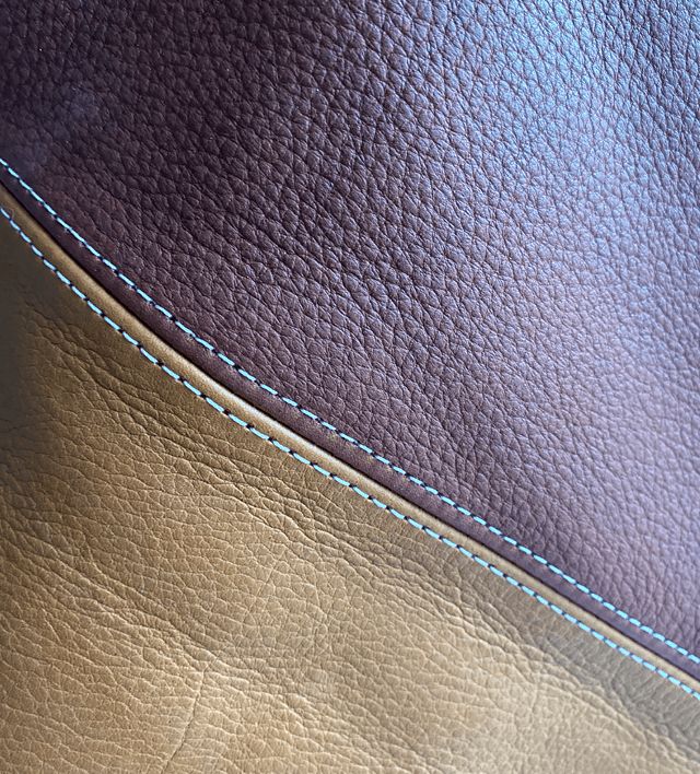 Tan and squirrel coloured ‘Celine’ large soft leather bag 